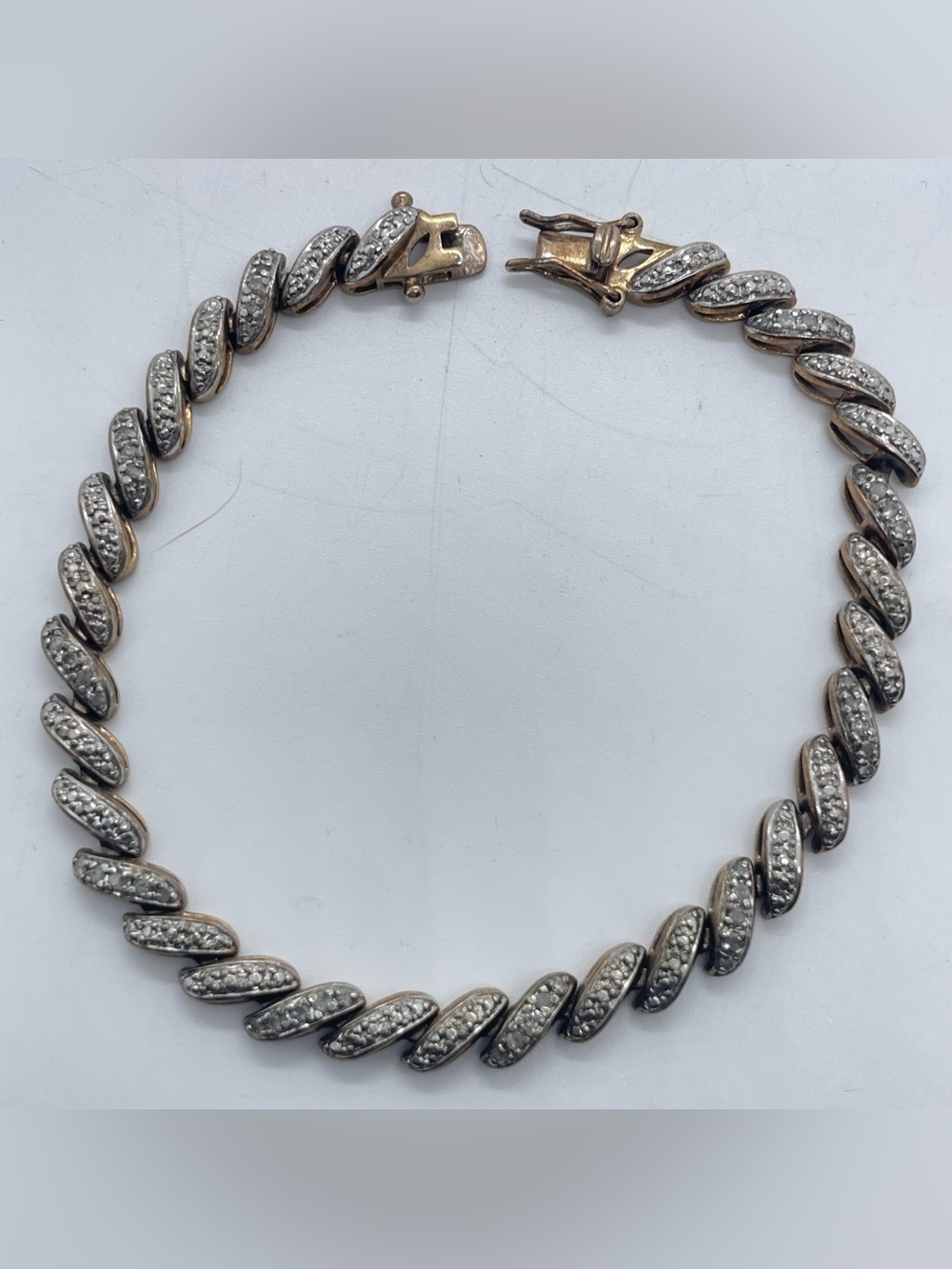 Vintage 925 Gold Over Silver San Marco Bracelet Prime Art & Jewel